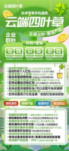 云端秒抢四叶草高端货-云端龙卷风速度快么 – 激活码授权购买指南